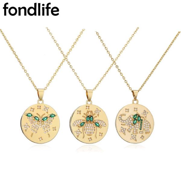 chains white&green cubic zirconia crystal gold-plated disc bee butterfly elephant image pendant necklace women lady chain jewelry, Silver
chains white&green cubic zirconia crystal gold-plated disc bee butterfly elephant image pendant necklace women lady chain jewelry, Silver