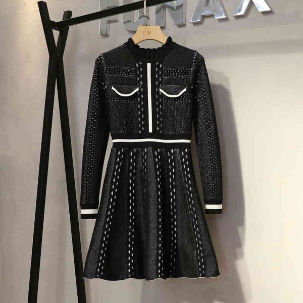 dress fall winter woman mini black long sleeve o-neck elasticity elegant lady party knitted sweater vestidos kvft, Black;gray
dress fall winter woman mini black long sleeve o-neck elasticity elegant lady party knitted sweater vestidos kvft, Black;gray
