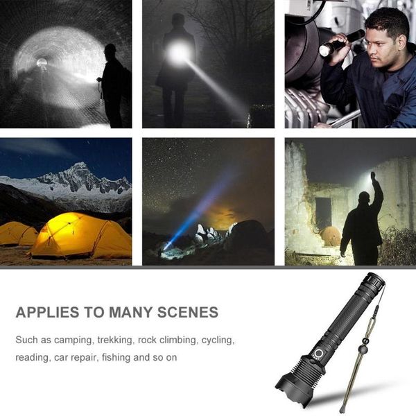 flashlights torches xhp50 xhp70 micro-usb rechargeable 20w/40w outdoor camping light scope of application night travel
flashlights torches xhp50 xhp70 micro-usb rechargeable 20w/40w outdoor camping light scope of application night travel