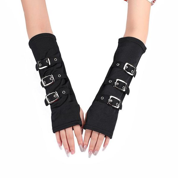 sports gloves women's wristband mitten 28cm half finger belt bukle punk hiphop party cosplay black elastic fingerless milk silk
sports gloves women's wristband mitten 28cm half finger belt bukle punk hiphop party cosplay black elastic fingerless milk silk