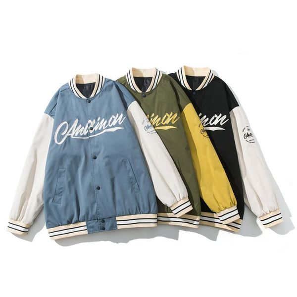 men's jackets retro varsity jacket mens harajuku hip hop streetwear trend baseball uniform fashion oversize high street, Black;brown
men's jackets retro varsity jacket mens harajuku hip hop streetwear trend baseball uniform fashion oversize high street, Black;brown