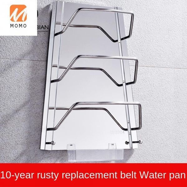 stainless steel with water pan pot lid rack multi-functional kitchen supplies hanger storage wall mountable bottles & jars
stainless steel with water pan pot lid rack multi-functional kitchen supplies hanger storage wall mountable bottles & jars