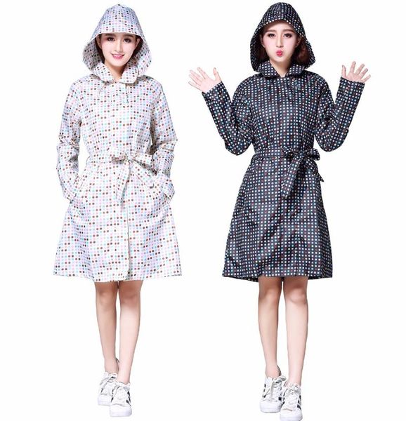 raincoats fashion colorful dot rain cover long raincoat women belt waterproof breathable outdoor tourism
raincoats fashion colorful dot rain cover long raincoat women belt waterproof breathable outdoor tourism