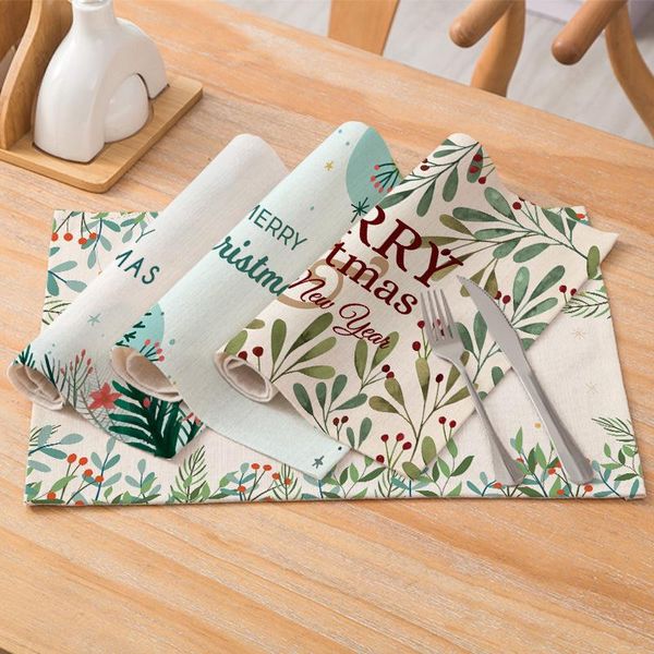 mats & pads christmas decoration placemat green plant printing series cotton and linen waterproof rectangular heat insulation pad
mats & pads christmas decoration placemat green plant printing series cotton and linen waterproof rectangular heat insulation pad