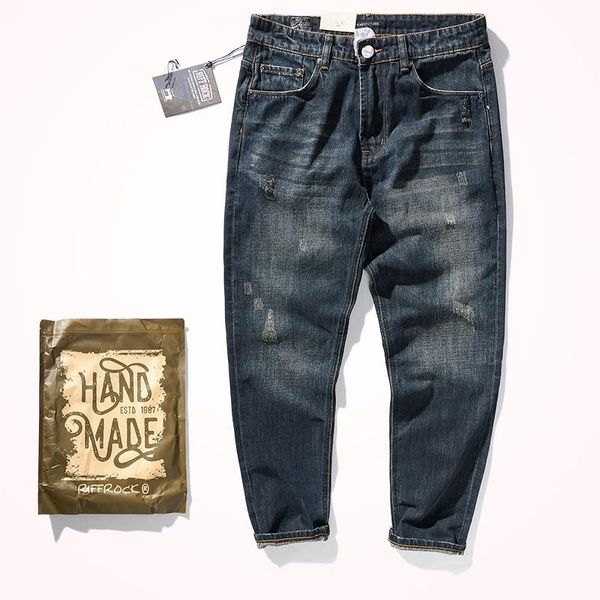 men's jeans 2021 autumn and winter american retro heavyweight denim fashion washed old dark blue slim casual straight pants
men's jeans 2021 autumn and winter american retro heavyweight denim fashion washed old dark blue slim casual straight pants