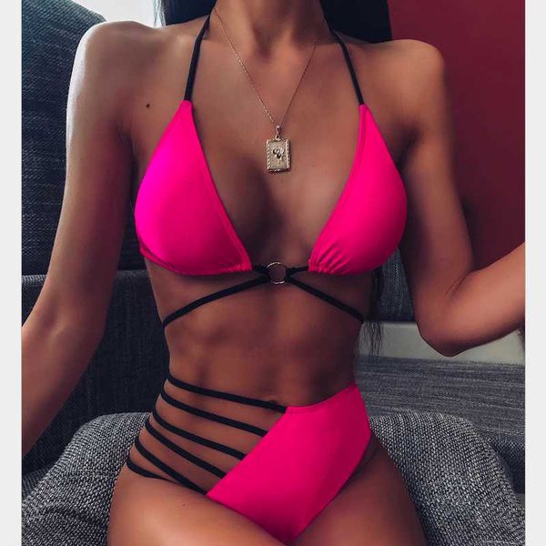 one-piece suits bikini women swimsuit cross string summer ladies beachwear in neon color swimwear for two pieces
one-piece suits bikini women swimsuit cross string summer ladies beachwear in neon color swimwear for two pieces