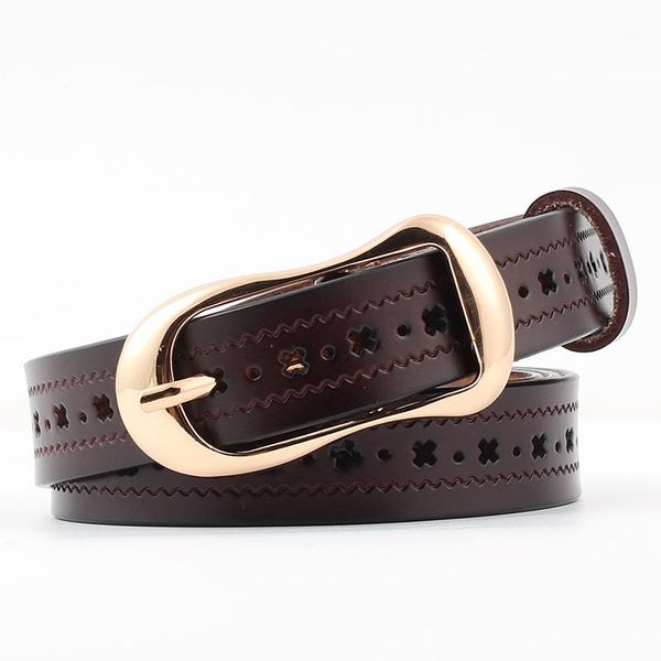 korean pu leather belt female jeans belts decorative waistband women geometric metal buckle solid color hollow flower waist, Black;brown
korean pu leather belt female jeans belts decorative waistband women geometric metal buckle solid color hollow flower waist, Black;brown