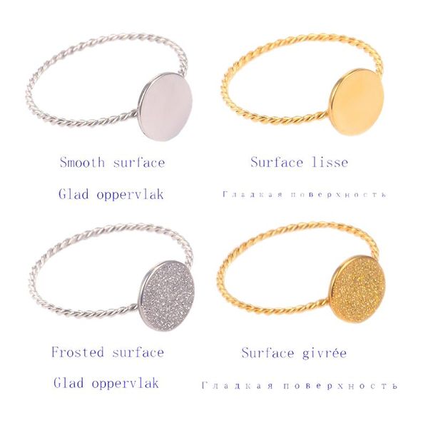 cluster rings stainless steel for women geometric ring round square soooth& frosted surface glamour accessories couple, Golden;silver
cluster rings stainless steel for women geometric ring round square soooth& frosted surface glamour accessories couple, Golden;silver