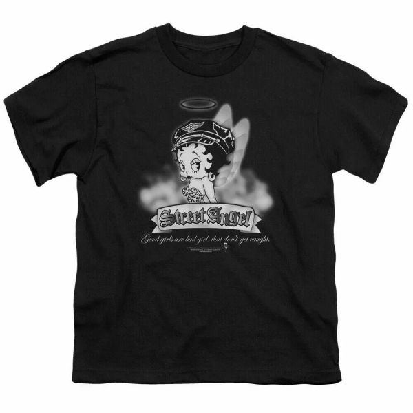 Betty Boop Street Angel Kids Youth T Shirt Licensed Classic Cartoon Tee Black, White;black
Betty Boop Street Angel Kids Youth T Shirt Licensed Classic Cartoon Tee Black, White;black