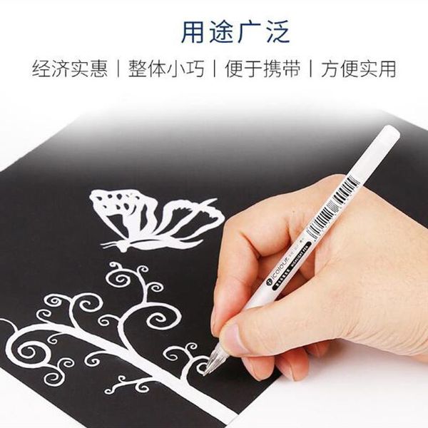 gel pens 3pcs premium white pen set 0.6mm fine tip sketching for artists black papers drawing design illustration art supplies
gel pens 3pcs premium white pen set 0.6mm fine tip sketching for artists black papers drawing design illustration art supplies