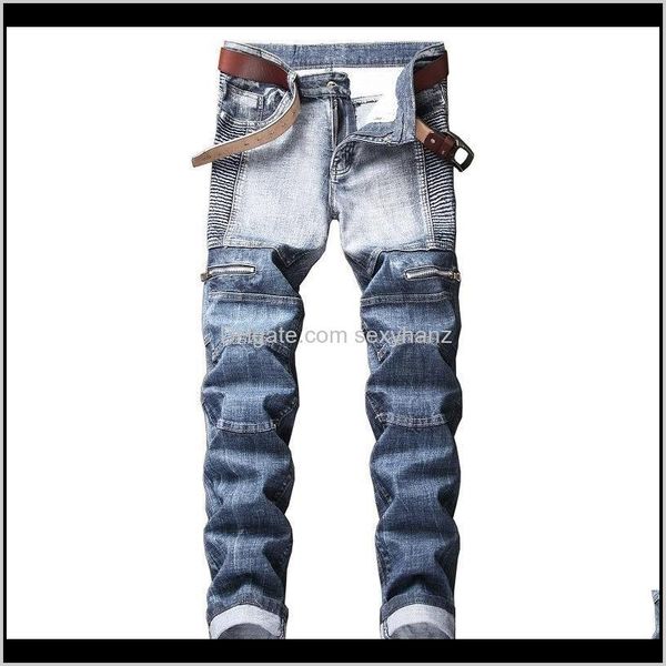 mens clothing apparel drop delivery 2021 s street fashion men jeans stylish patchwork color pleated long denim pants personality, Blue
mens clothing apparel drop delivery 2021 s street fashion men jeans stylish patchwork color pleated long denim pants personality, Blue