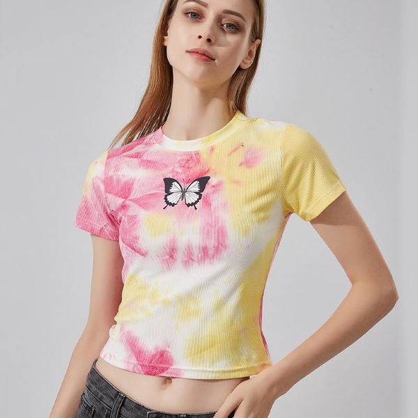 women tie-dyed crop button vest short sleeve round neck embroidery letter casual t-shirt summer slim undershirt 2021 women's, White
women tie-dyed crop button vest short sleeve round neck embroidery letter casual t-shirt summer slim undershirt 2021 women's, White
