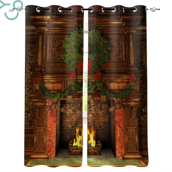 curtain & drapes christmas curtains fireplace with wreath stockings window for bedroom living room kitchen
curtain & drapes christmas curtains fireplace with wreath stockings window for bedroom living room kitchen