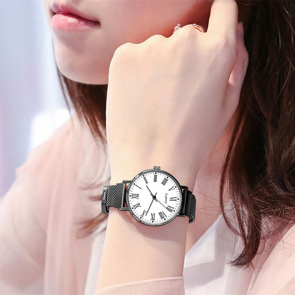 wristwatches casual quartz stainless steel band marble strap watch analog wrist woman 2021 fashion wach, Slivery;brown
wristwatches casual quartz stainless steel band marble strap watch analog wrist woman 2021 fashion wach, Slivery;brown