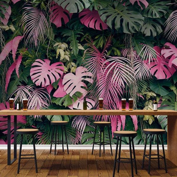 custom mural papel de parede 3d wallpaper modern pink green tropical rainforest plant leaves living room background wall paper wallpapers
custom mural papel de parede 3d wallpaper modern pink green tropical rainforest plant leaves living room background wall paper wallpapers