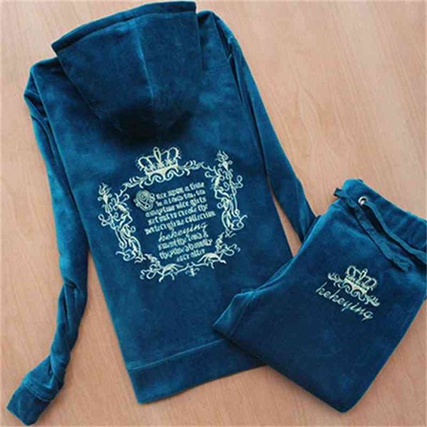 senior spring plus size s-xxxl women tracksuits 10 colors crowne pattern embroidery velvet suit women's clothing moleton femininothe fe, Gray
senior spring plus size s-xxxl women tracksuits 10 colors crowne pattern embroidery velvet suit women's clothing moleton femininothe fe, Gray