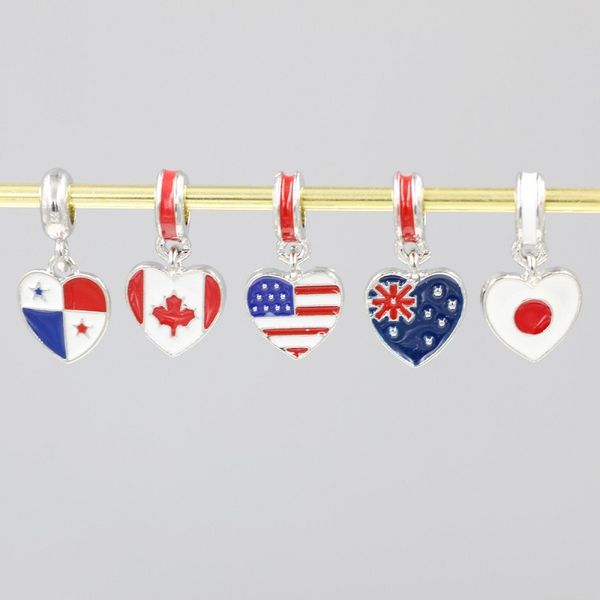 fits pandora bracelets 30pcs world flag pendant charms beads silver charms bead for wholesale diy european necklace jewelry accessories xmas, Black
fits pandora bracelets 30pcs world flag pendant charms beads silver charms bead for wholesale diy european necklace jewelry accessories xmas, Black