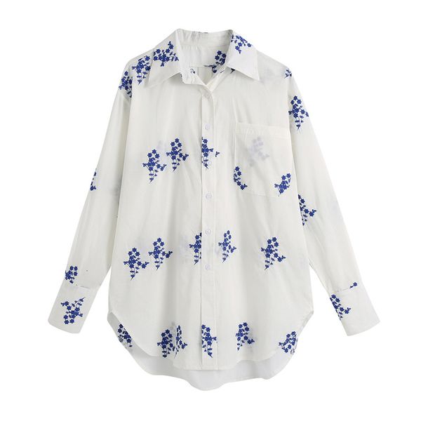women's knits & tees floral print loose blouse for lady summer 2021 lapel elegant long sleeve shirt female fashion casual asymmetr, White
women's knits & tees floral print loose blouse for lady summer 2021 lapel elegant long sleeve shirt female fashion casual asymmetr, White