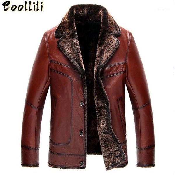 men's leather & faux boollili winter cow jacket men lamb fur coat genuine jackets jaqueta masculino couro, Black
men's leather & faux boollili winter cow jacket men lamb fur coat genuine jackets jaqueta masculino couro, Black