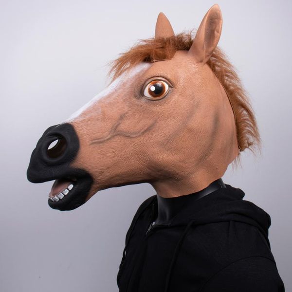 party masks animal horse head mask cosplay funny full face latex helmet halloween costume props
party masks animal horse head mask cosplay funny full face latex helmet halloween costume props