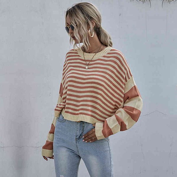 sweater casual striped oversized knitted new arrival autumn winter o-neck batwing sleeve women pullover sweater, White;black
sweater casual striped oversized knitted new arrival autumn winter o-neck batwing sleeve women pullover sweater, White;black