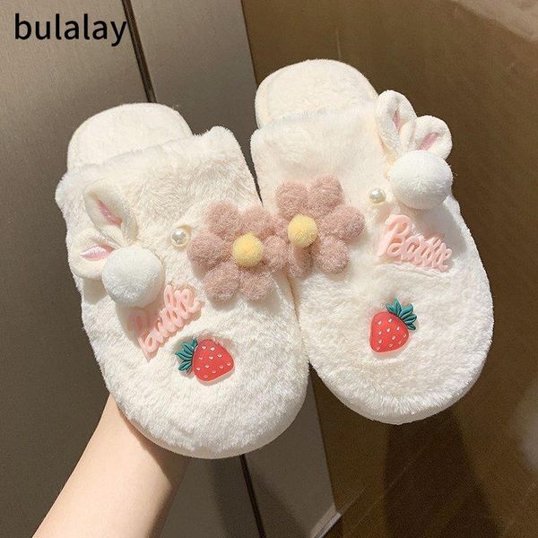 fashion women slippers winter warm fur shoes men couples ears soft sole home indoor ladies plush slides, Black
fashion women slippers winter warm fur shoes men couples ears soft sole home indoor ladies plush slides, Black