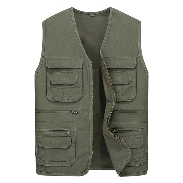 men's vests fishing vest male with many pockets men sleeveless jacket black waistcoat work outdoors plus large size, Black;white
men's vests fishing vest male with many pockets men sleeveless jacket black waistcoat work outdoors plus large size, Black;white