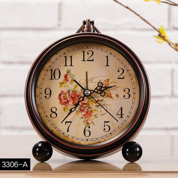 other clocks & accessories retro portable alarm clock desk creative modern kitchen silent bedside bedroom flowers metal relojes bh50ac
other clocks & accessories retro portable alarm clock desk creative modern kitchen silent bedside bedroom flowers metal relojes bh50ac