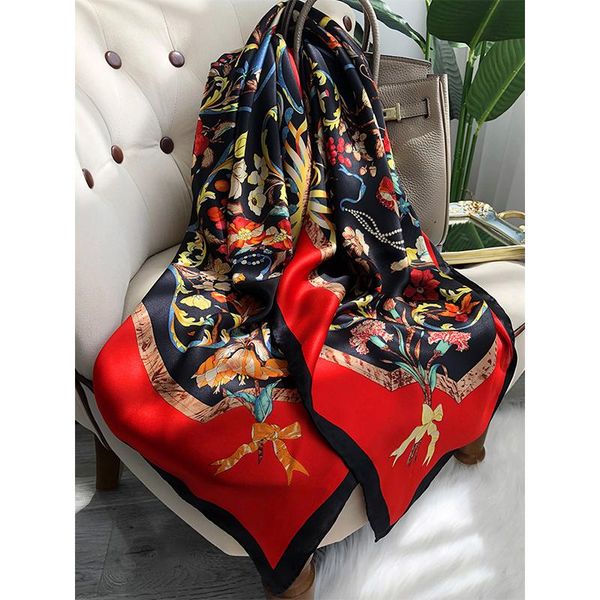 scarves 100% natural silk scarf square large size real ladies flower printed fashion 110 cm, Blue;gray
scarves 100% natural silk scarf square large size real ladies flower printed fashion 110 cm, Blue;gray
