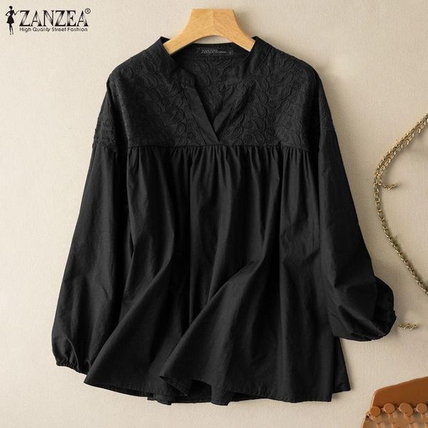 women's blouses & shirts oversized women lace patchwork blouse 2022 spring summer long sleeve elegant casual solid hollow out bl, White
women's blouses & shirts oversized women lace patchwork blouse 2022 spring summer long sleeve elegant casual solid hollow out bl, White