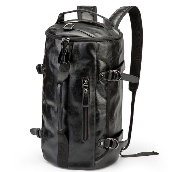 backpack fashion men's pu leather boys luggage suitcase travel bag round bucket mochila tas pack
backpack fashion men's pu leather boys luggage suitcase travel bag round bucket mochila tas pack