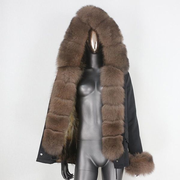 women's fur & faux cxfs 2021 waterproof short parka winter jacket women real coat natural outerwear warm streetwear detachable thick, Black
women's fur & faux cxfs 2021 waterproof short parka winter jacket women real coat natural outerwear warm streetwear detachable thick, Black