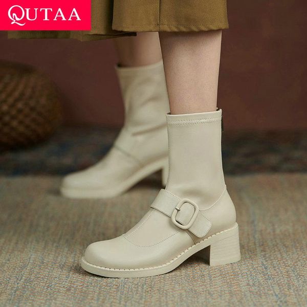 boots qutaa black punk leather retro square med heel ankle round toe solid zipper women motorcycle size 34-40
boots qutaa black punk leather retro square med heel ankle round toe solid zipper women motorcycle size 34-40