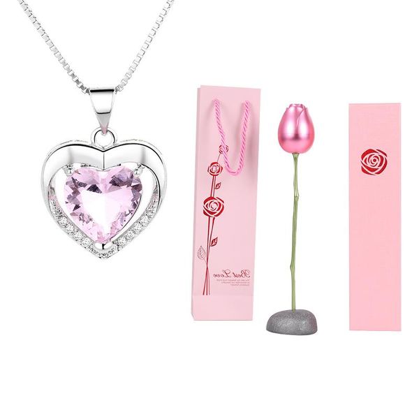 party favor creative love necklace with simulation metal rose flower pink red birthday gift for girlfriend mothers day favors
party favor creative love necklace with simulation metal rose flower pink red birthday gift for girlfriend mothers day favors