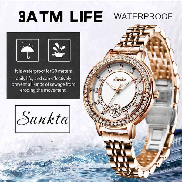 suntka women watches women brand luxury fashion female quartz wrist watch ladies waterproof clock girl gift relogio feminino 210517, Slivery;brown
suntka women watches women brand luxury fashion female quartz wrist watch ladies waterproof clock girl gift relogio feminino 210517, Slivery;brown