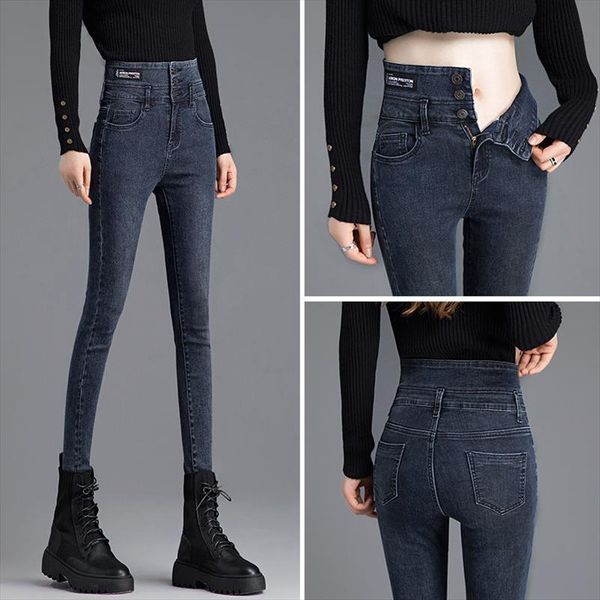 korean button high waist women capris pencil jeans casual big size slim spring stretch skinny pants vintage butt lifting trousers, Black;white
korean button high waist women capris pencil jeans casual big size slim spring stretch skinny pants vintage butt lifting trousers, Black;white