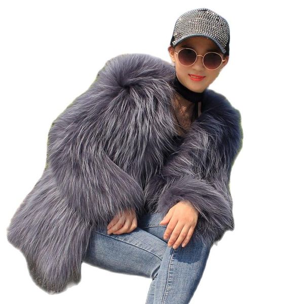 women's fur & faux raccoon woven long jacket ladies winter warm animal long-sleeved autumn real, Black
women's fur & faux raccoon woven long jacket ladies winter warm animal long-sleeved autumn real, Black
