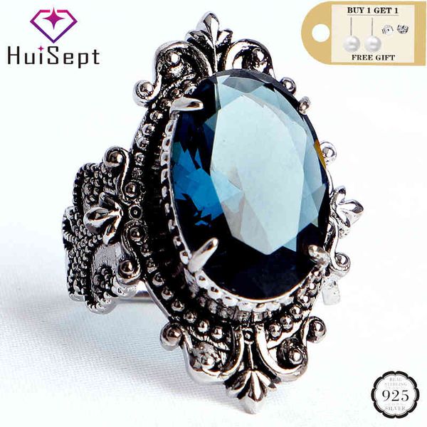 huisept vintage 925 silver ring jewellery big oval shaped sapphire gemstones rings for male female wedding party gifts wholesale, Golden;silver
huisept vintage 925 silver ring jewellery big oval shaped sapphire gemstones rings for male female wedding party gifts wholesale, Golden;silver