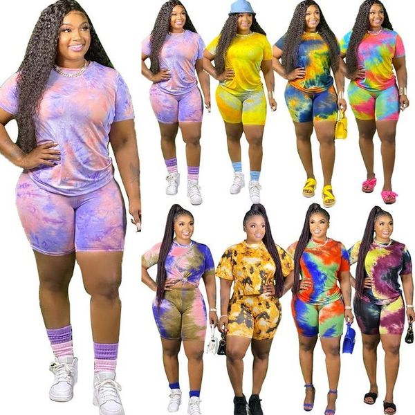 women's tracksuits 5xl plus siz casual printed tie-dye two piece set summer short-sleeved shorts pants, Gray
women's tracksuits 5xl plus siz casual printed tie-dye two piece set summer short-sleeved shorts pants, Gray
