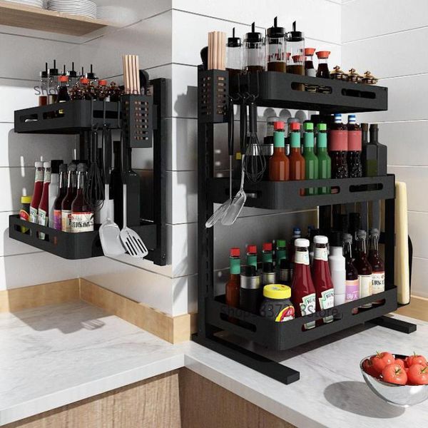 kitchen storage & organization stainless steel shelf wall-mounted wall-punching seasoning supplies household
kitchen storage & organization stainless steel shelf wall-mounted wall-punching seasoning supplies household