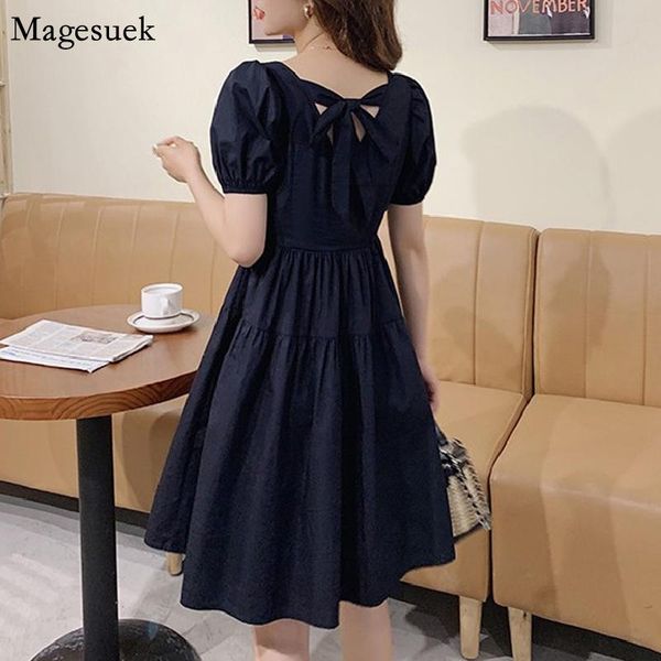 party dresses summer elegant women's dress 2021 retro square collar black mini female robes french loose slim casual 15911, White;black
party dresses summer elegant women's dress 2021 retro square collar black mini female robes french loose slim casual 15911, White;black