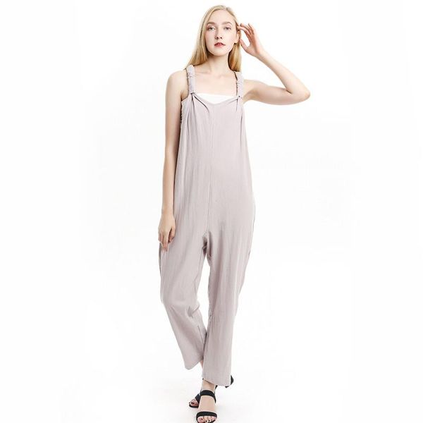 gym clothing summer jumpsuit cotton linen loose womens jumpsuits rompers casual overalls strap solid one piece romper, White;black
gym clothing summer jumpsuit cotton linen loose womens jumpsuits rompers casual overalls strap solid one piece romper, White;black