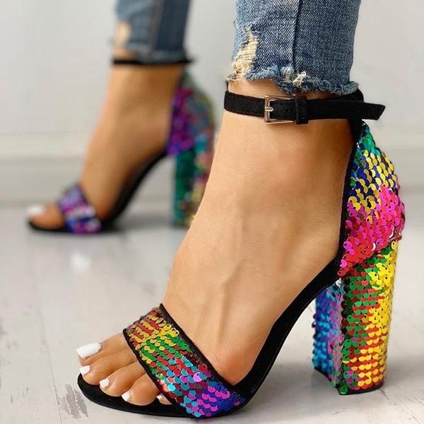 attractive ins style shining blings sandals summer fashion party heeled women 2021 high heels footwear, Black
attractive ins style shining blings sandals summer fashion party heeled women 2021 high heels footwear, Black