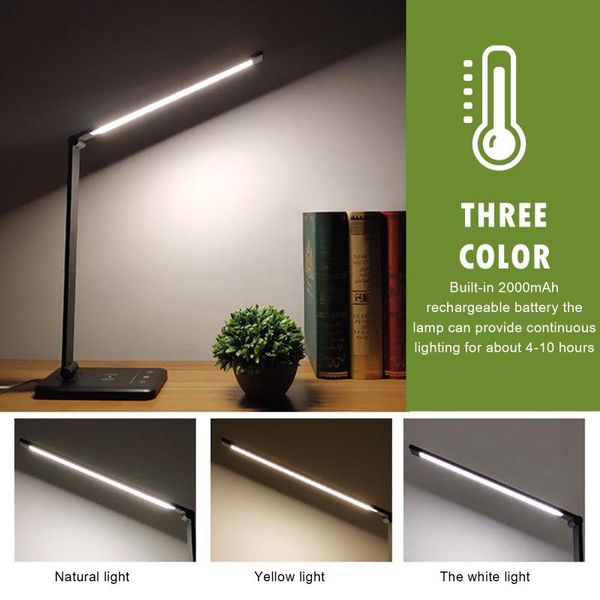 book lights led rechargeable desk lamp timer table lamps for student foldable dimmable eye protection study with wireless/wired charger
book lights led rechargeable desk lamp timer table lamps for student foldable dimmable eye protection study with wireless/wired charger