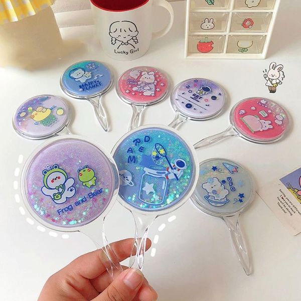jewelry pouches, bags 2021 creative quicksand small mirror cute girl heart cartoon single-sided portable makeup with hand-held, Pink;blue
jewelry pouches, bags 2021 creative quicksand small mirror cute girl heart cartoon single-sided portable makeup with hand-held, Pink;blue
