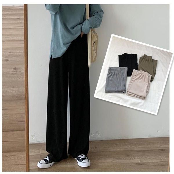 women's pants & capris fashion women spring comfortable drape ice silk wide-leg trousers casual bottoms plus size clothes, Black;white
women's pants & capris fashion women spring comfortable drape ice silk wide-leg trousers casual bottoms plus size clothes, Black;white