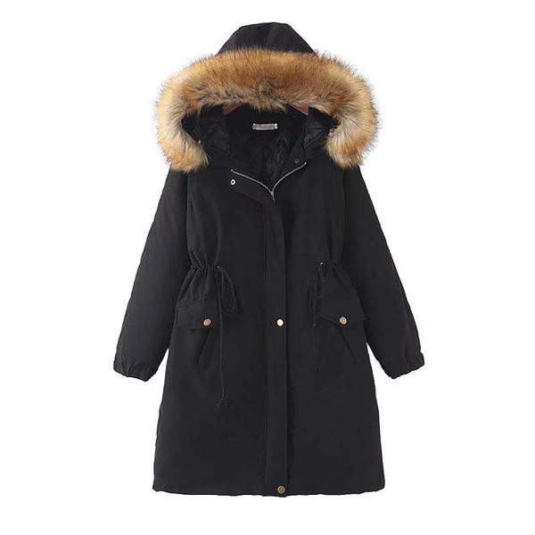 women's jackets women cotton-padded jacket long thick warm hooded plus size drawstring waist was thinner large collar coats, Black;brown
women's jackets women cotton-padded jacket long thick warm hooded plus size drawstring waist was thinner large collar coats, Black;brown