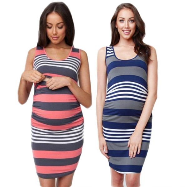maternity dresses 2022 maternal lactation dress striped multifunctional mother nursing vest q11010, White
maternity dresses 2022 maternal lactation dress striped multifunctional mother nursing vest q11010, White