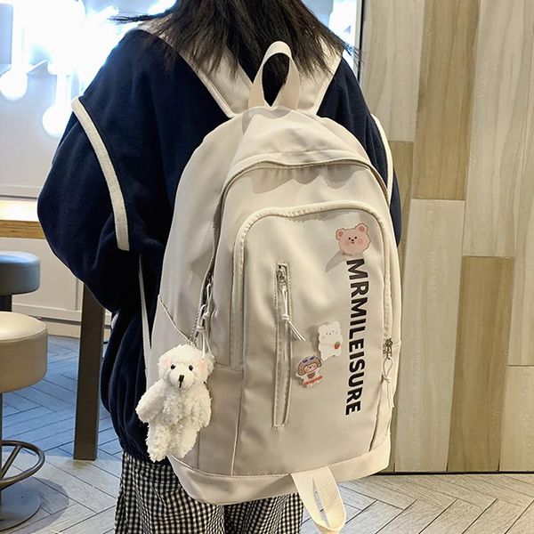 backpack letter printing nylon woman schoolbag for teenage girls female fashion double shoulder bag student lady book pack
backpack letter printing nylon woman schoolbag for teenage girls female fashion double shoulder bag student lady book pack