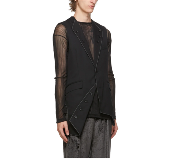 plus size customized spring and autumn trend men's personality handsome fashion korean youth versatile black sleeveless vest vests, Black;white
plus size customized spring and autumn trend men's personality handsome fashion korean youth versatile black sleeveless vest vests, Black;white